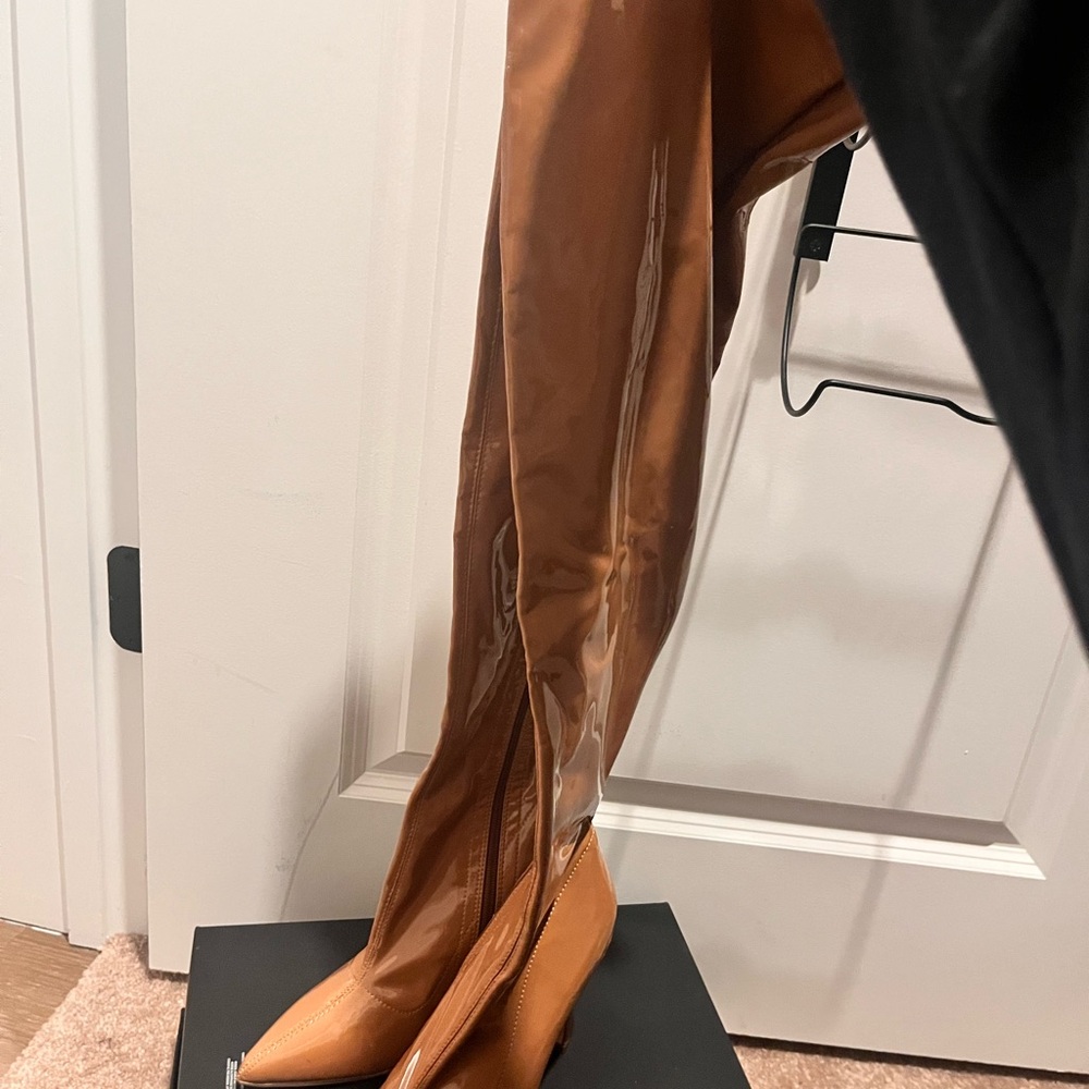 Tan boots